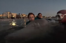 Η εθελόντρια που τραγουδά στη φάλαινα ζιφιός στον Άλιμο