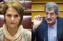 Αριστερά η ιστορικός Μαρία Ρεπούση και δεξιά ο βουλευτής του ΣΥΡΙΖΑ, Παύλος Πολάκης - Το άρθρο της κ. Ρεπούση για το «τσίγκινο σώβρακο»