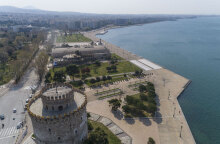 Ο Λευκός Πύργος και η Νέα Παραλία στη Θεσσαλονίκη