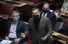 Ο πρόεδρος του ΣΥΡΙΖΑ- Προοδευτική Συμμαχία, Αλέξης Τσίπρας, στη Βουλή