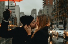 Ένα ερωτευμένο ζευγάρι. 