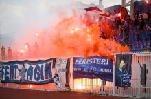 Οπαδοί στο γήπεδο του Ατρόμητου