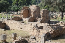 Αρχαία Ολυμπία, νότιες θέρμες