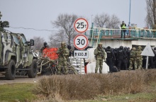 Στιγμιότυπο από άσκηση του ουκρανικού στρατού