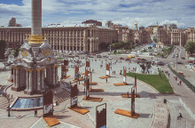 Πλατεία Ανεξαρτησίας στο Κίεβο, Ουκρανία