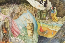 Leonora Carrington, The pleasures of Dagobert, 1945