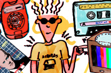 Εικονογράφηση για ξεχασμένες αθηναϊκές ατάκες