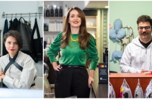 Ο Άγγελος Νώτης, η Ζέτα Βάσου και η Θεανώ Ποταμιάνου.