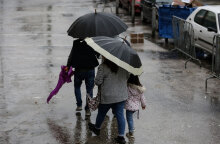 Με βροχές ο καιρός σήμερα Τρίτη (01.03), σύμφωνα με την πρόγνωση ΕΜΥ