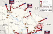 Χάρτης για τον πόλεμο στην Ουκρανία - Σε ποιες πόλεις γίνονται μάχες