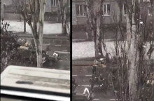 Ρώσοι στρατιώτες μέσα στην πόλη Χερσώνα στην Ουκρανία