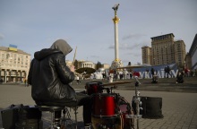 Μουσικός του δρόμου στην Ουκρανία