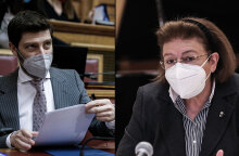 Νικόλας Γιατρομανωλάκης και Λίνα Μενδώνη