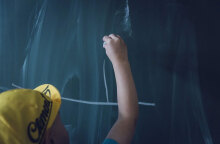 Μαυροπίνακας σε σχολείο