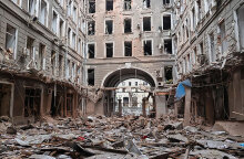 Πόλεμος στην Ουκρανία - Βομβαρδισμός στο Χάρκοβο