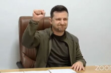 O Βολοντίμιρ Ζελένσκι σε διάγγελμα για τον πόλεμο στην Ουκρανία