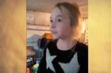 Το κοριτσάκι σε καταφύγιο στο Κίεβο που είπε το τραγούδι «Let It Go»