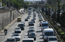 Κίνηση στους δρόμους της Αθήνας