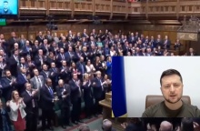 Η παρέμβαση του Βολοντίμιρ Ζελένσκι στο βρετανικό κοινοβούλιο
