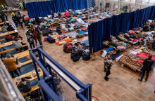 Ουκρανοί πρόσφυγες σε δημοτικό σχολείο στην Πολωνία