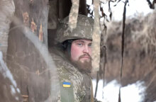 Ουκρανός στρατιώτης στο Ντόνετσκ στην Ανατολική Ουκρανία