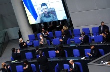 O Ζελένσκι μίλησε στη γερμανική βουλή 