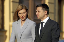 Ο Βολοντίμιρ Ζελένσκι με τη σύζυγό του, Ολένα