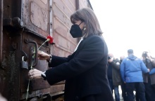 Θεσσαλονίκη - Πορεία μνήμης: «Ποτέ Ξανά» για τα 79 χρόνια από την αναχώρηση του πρώτου συρμού για το Άουσβιτς, παρουσία της Προέδρου της Δημοκρατίας Κ. Σακελλαροπούλου	