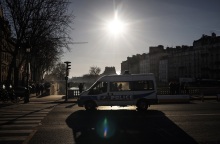 Αστυνομικό van στο Παρίσι