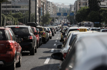 Κίνηση στους δρόμους της Αττικής