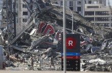 Βομβαρδισμένο κτίριο στο Κίεβο - Πόλεμος στην Ουκρανία