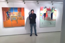 Πάνος Κόλλιας: Συνέντευξη με τον ζωγράφο για την έκθεση ζωγραφικής «Ροές» στην Γκαλερί «Αστρολάβος - Δεξαμενή». 