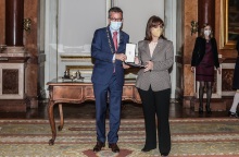 Σακελλαροπούλου: Τιμήθηκε με το Χρυσό Κλειδί της πόλης της Λισαβόνας