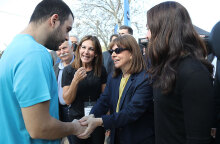 Η Κατερίνα Σακελλαροπούλου στο Race For Autism στο «Πάρκο Τρίτση» με αφορμή την Παγκόσμια Ημέρα Ευαισθητοποίησης για τον Αυτισμό