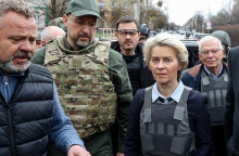 Η Ούρσουλα Φον ντερ Λάιεν και ο Ζοζέπ Μπορέλ έφθασαν στην πόλη Μπούκα