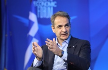 Ο πρωθυπουργός, Κυριάκος Μητσοτάκης, στο 7ο Οικονομικό Φόρουμ των Δελφών
