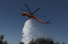 πυρκαγιά στην Κασσάνδρα Χαλκιδικής –