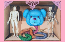 Πίνακας ζωγραφικής του Νίκου Σίσκου από την έκθεση Abnormalities στην γκαλερί Genesis