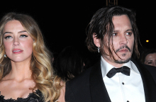 Τζόνι Ντεπ και Άμπερ Χερντ σε κοινή τους εμφάνιση.