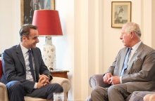 Κυριάκος Μητσοτάκης - Πρίγκιπας Κάρολος σε παλαιότερη συνάντησή τους στην Ελλάδα