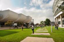 Φωτογραφία από τις εγκαταστάσεις του Πανεπιστημίου Κύπρου.