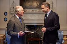 Ο Κυριάκος Μητσοτάκης στη Σκωτία, κατόπιν πρόσκλησης του Πρίγκιπα της Ουαλίας Καρόλου.