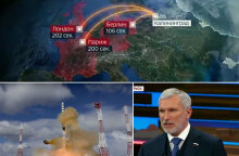 Ο χάρτης με την προσομοίωση πυρηνικής επίθεσης από τη Ρωσία στην Ευρώπη