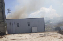 Το εργοστάσιο ξυλείας στα Γρεβενά όπου σημειώθηκε η έκρηξη