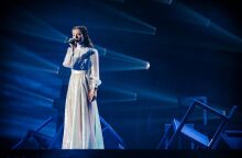 Η Αμάντα Γεωργιάδη στη σκηνή της Eurovision 2022