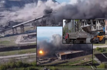 Σκληρές μάχες στο εργοστάσιο Αζόφσταλ στη Μαριούπολη, την ώρα που συνεργεία καθαρίζουν την πόλη από συντρίμμια και χαλάσματα