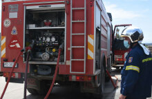 Πυροσβέστες έσπευσαν στη ΒΙΠΕ Ηρακλείου μετά την έκρηξη