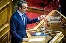 Ο Έλληνας πρωθυπουργός Κυριάκος Μητσοτάκης