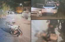 Δραματικές εικόνες μετά το τροχαίο στη Μονεμβασιά