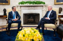 Κυριάκος Μητσοτάκης και Τζο Μπάιντεν στον Λευκό Οίκο